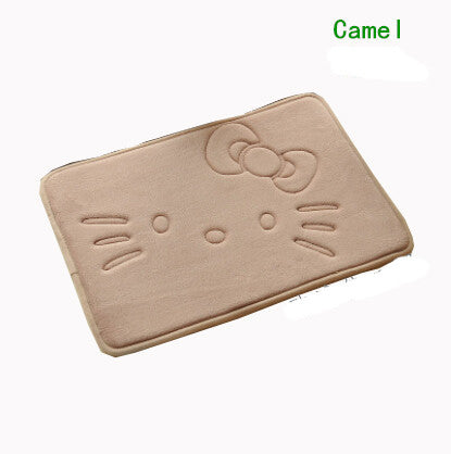 Lovely Thick Coral Velvet Carpet Hello Kitty Child Crawling Bath Mat Anti-slip Mat  for Kitchen Bathroom Living Room Carpet B5