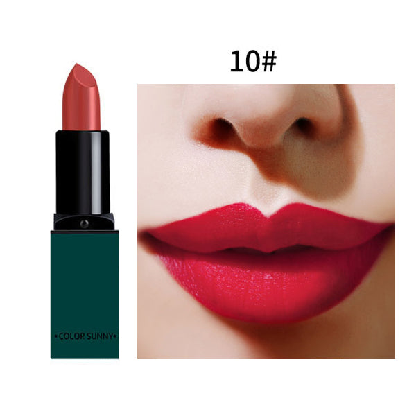 2017 Fashion Red Lips Velvet Lipstick Waterproof Beauty Batom Matte Lip Gloss Nude Lip Stick Makeup