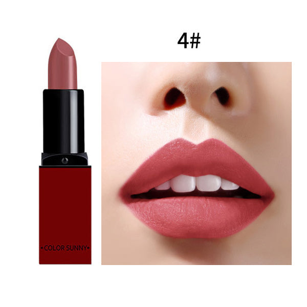 2017 Fashion Red Lips Velvet Lipstick Waterproof Beauty Batom Matte Lip Gloss Nude Lip Stick Makeup