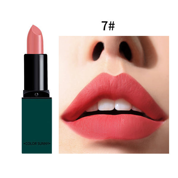 2017 Fashion Red Lips Velvet Lipstick Waterproof Beauty Batom Matte Lip Gloss Nude Lip Stick Makeup