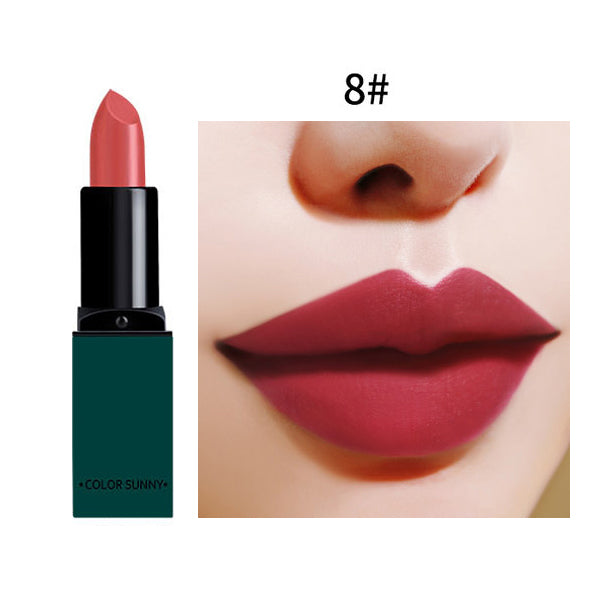 2017 Fashion Red Lips Velvet Lipstick Waterproof Beauty Batom Matte Lip Gloss Nude Lip Stick Makeup