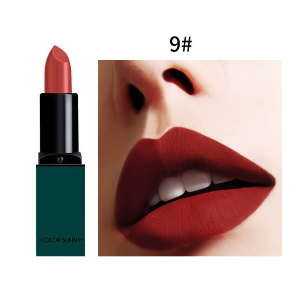 2017 Fashion Red Lips Velvet Lipstick Waterproof Beauty Batom Matte Lip Gloss Nude Lip Stick Makeup