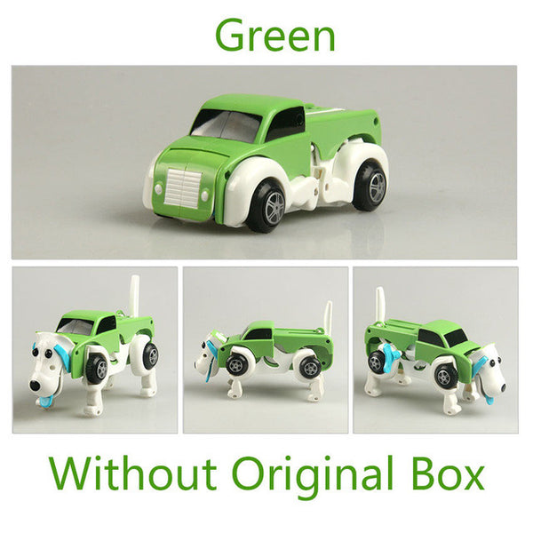 free shipping 4 colors 14CM cool Automatic transform Dog Car Vehicle Clockwork Wind up toy for children kids boy girl toy Gift
