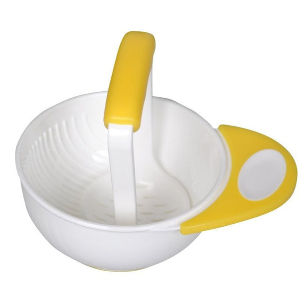 Newest Baby Kid Learn Dishes Grinding Bowl Handmade Grinding Food Supplement Children Infant Food Mill