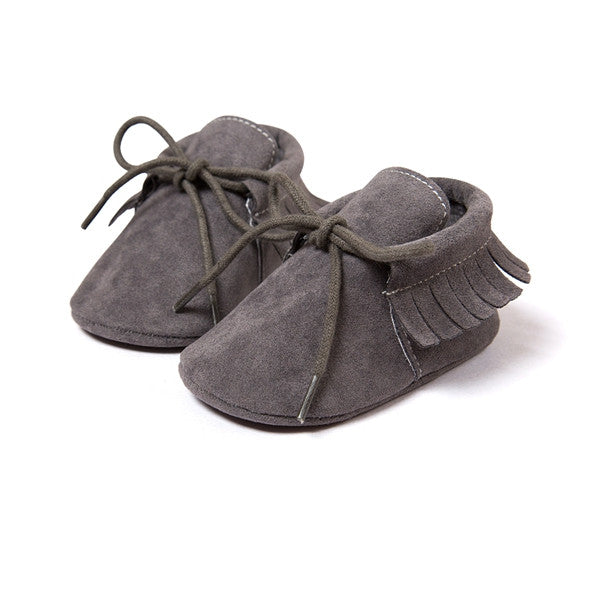2016 new Spring/Autumn brand Romirus lace-up Pu leather Baby Moccasins shoes infant suede boots first walkers Newborn baby shoes