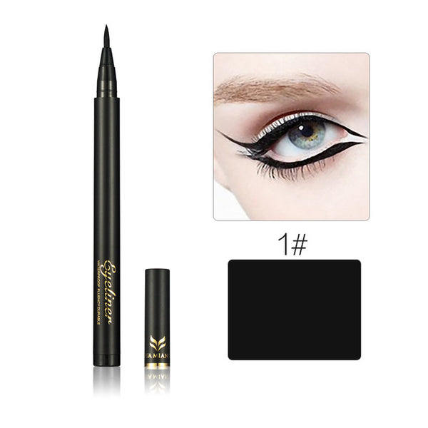 2016 Brand Makeup Black Brown Eyeliner Pencil Waterproof Make Up Eyeliner Liquid Makeup Eye Liner Pen