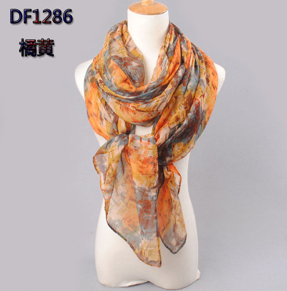 2017 high quality WOMAN SCARF cotton voile polyester scarves solid warm autumn and winter scarf shawl printed free shipping