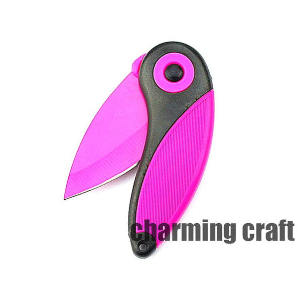 Mini Bird stainless steel Knife Pocket Folding Fruit Paring Knife Handle Kitchen Tools Gadget 3 colors 9x3.5cm CP0362