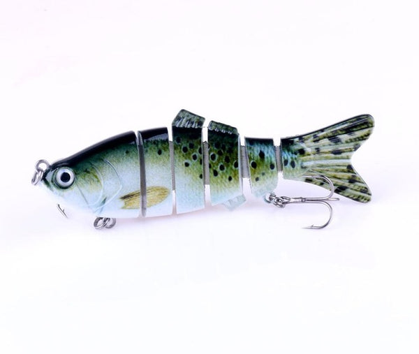 1pcs New Jointed Crankbait 6 Sections Swimbait Isca Artificial Fishing Lure 10cm 18g Culter Pike Fishing Tackle