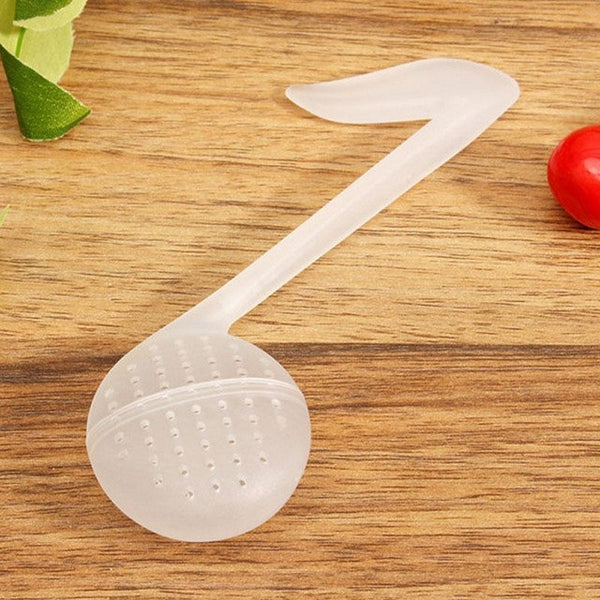 Music Note Shape Tea Strainers Cute Useful Tea Infuser Tea Leaf Strainer Filter Diffuser Silicone Kitchen Tools & Gadgets MS552