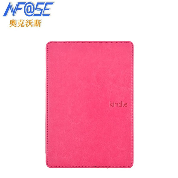 Leather Cover Case for Amazon Kindle 4/5 E-book Reader 6 Inch + Screen Protector