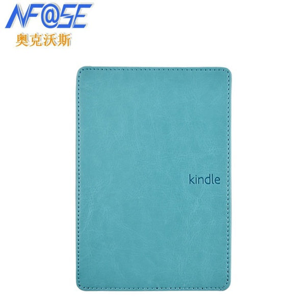 Leather Cover Case for Amazon Kindle 4/5 E-book Reader 6 Inch + Screen Protector