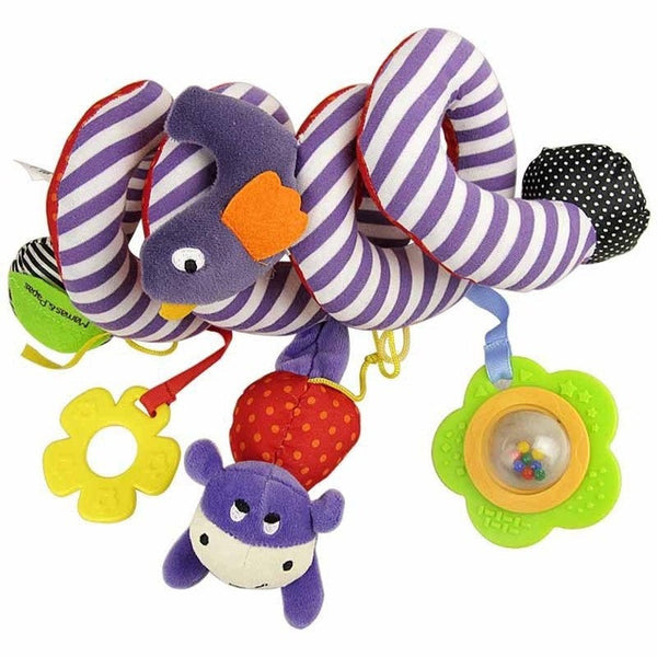 2016 New Infant Toys Baby Crib Revolves Around The Bed Stroller Playing Toy Car Lathe Hanging Baby Rattles Mobile 0-12 months