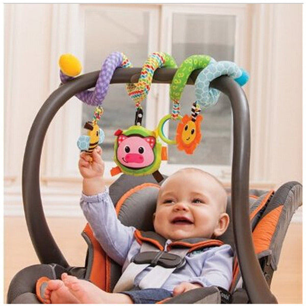 2016 New Infant Toys Baby Crib Revolves Around The Bed Stroller Playing Toy Car Lathe Hanging Baby Rattles Mobile 0-12 months