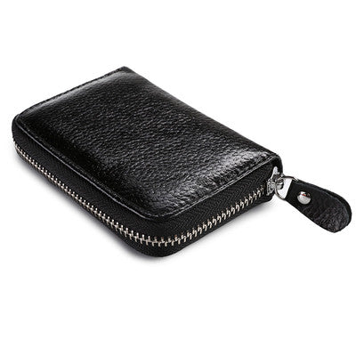 Women zipper credit card holder Patent leather fashion cardholder extendable id holder bags by 8 colors