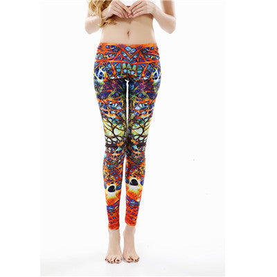 NADANBAO New Black Splatter  Print Women Legging Skinny Long Woman leggins women pant