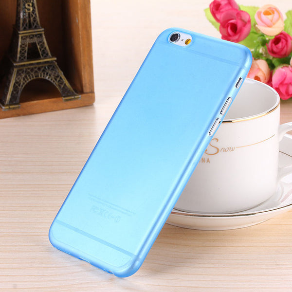 0.28mm Ultra thin matte Case cover skin for iPhone 6 plus/5.5 S Translucent slim Soft plastic Free Shipping Cellphone Phone case