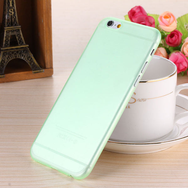 0.28mm Ultra thin matte Case cover skin for iPhone 6 plus/5.5 S Translucent slim Soft plastic Free Shipping Cellphone Phone case