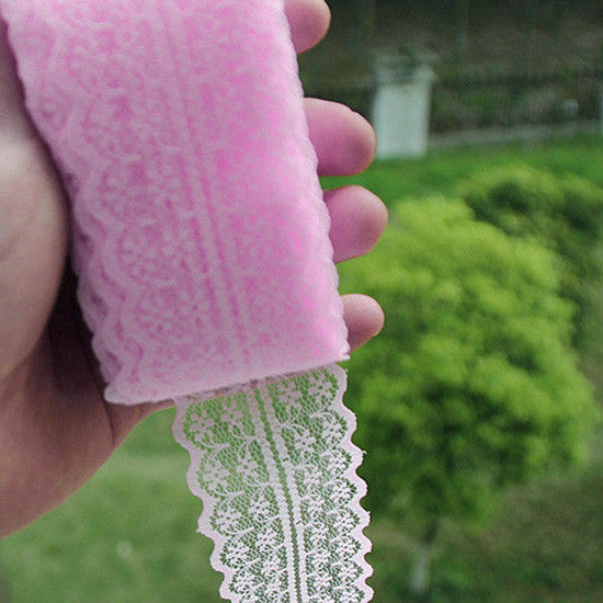 Wholesale 10yards/lot Beautiful Handcrafted Embroidered Net Lace Fabric Sewing Lace Ribbon Trim DIY Costume Decoration