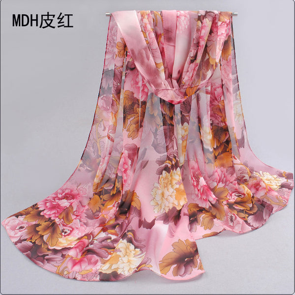 from india hot sale 2017 new women for 4 seasons scarves polka velvet chiffon bohemia flower fashion summer free shipping mdh