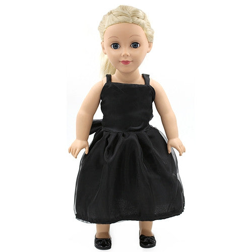 Handmade 15 Colors Princess Dress Doll Clothes for 18 inch Dolls American Girl Doll Clothes and Accessories D-9