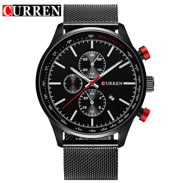 CURREN Men's Watches Fashion&Casual Full  Sports Watches Relogio Masculino Men's Business relojes Quartz watch 8227