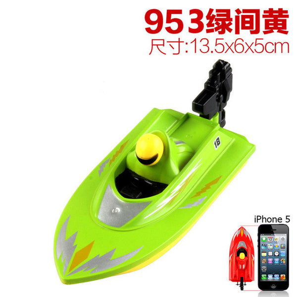 2016 new Mini Radio Remote Control 2.4G 4CH Model RC Boats barco de pesca Water Gifts for Children Free Shipping Wholesale