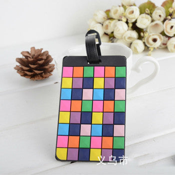 New travel accessories Suitcase Luggage Tags ID Address Holder Luggage Label Silicone Identifier bag accessories nice LD