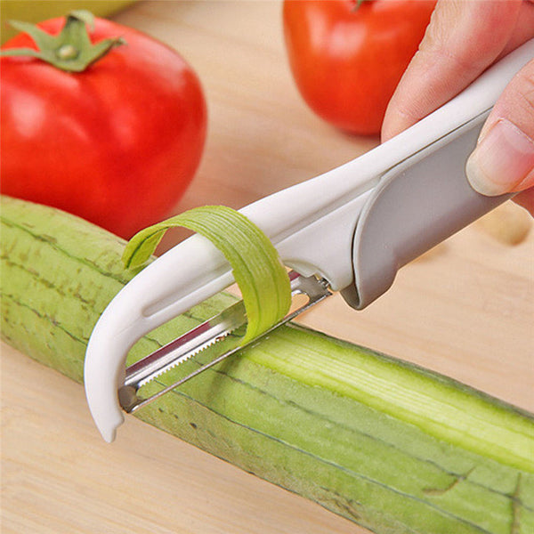 Double Side Kitchen Gadget Vegetable Fruit Carrot Parer Slicer Cutter Shredder Stainless Steel Peeler Fruit  Vegetable Tools