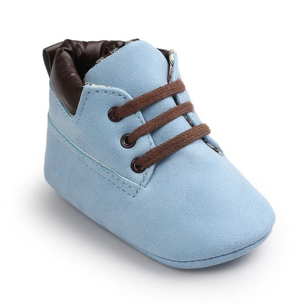 Infant Newborn Baby Kids Boys Classic Handsome First Walkers Shoes Babe Infant Toddler Soft Soled Boots 15 Colors