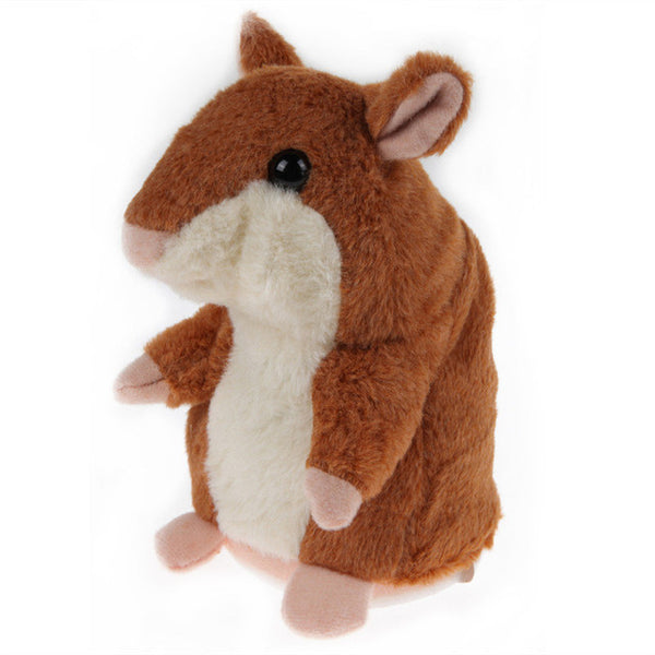 Talking Hamster Plush Toy Hot Cute Speak Talking Sound Record Hamster Talking Toys for Children Kids Baby