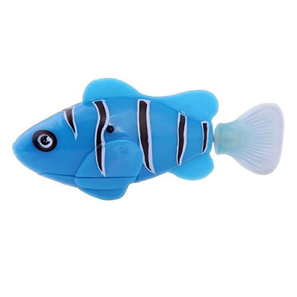 Funny Swim Electronic Robofish Toys Activated Battery Powered Robo Toy fish Robotic Pet for Fishing Tank Decorating Fish