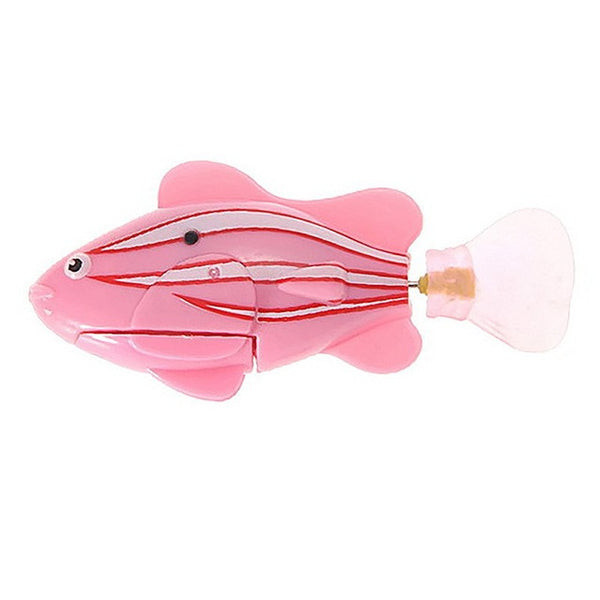 Funny Swim Electronic Robofish Toys Activated Battery Powered Robo Toy fish Robotic Pet for Fishing Tank Decorating Fish