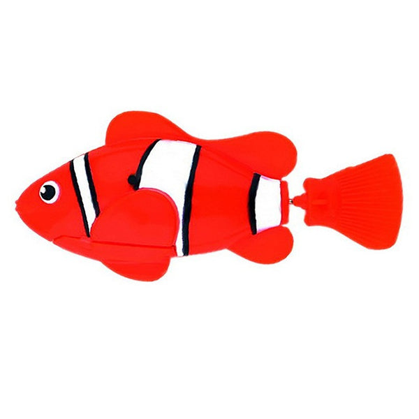 Funny Swim Electronic Robofish Toys Activated Battery Powered Robo Toy fish Robotic Pet for Fishing Tank Decorating Fish