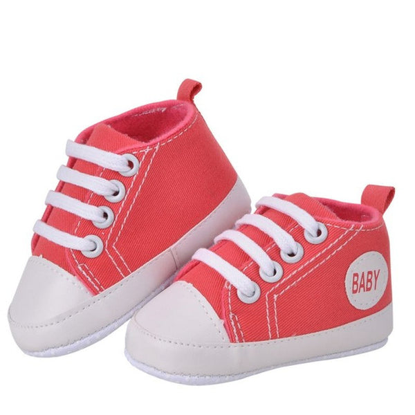 Hot Kids Baby Baby Girl Casual Prewalkers Anti-Slip Soft Crib Cotton Walk Shoes
