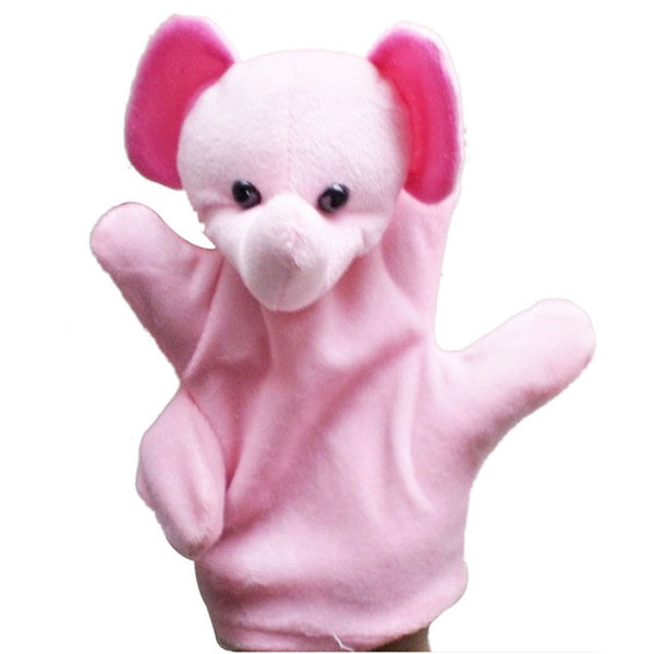 Cute Big Size Animal Glove Puppet Hand Dolls Plush Toy baby kid Zoo Farm Animal Hand Glove Sack Plush Toy wholesale