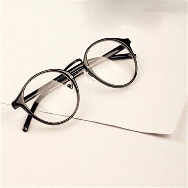 2017 Men Women Retro Nerd Glasses Clear Lens Eyewear Unisex Retro Eyeglasses Spectacles