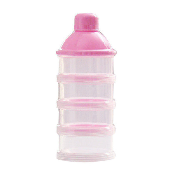 Portable Baby Infant Feeding Milk Powder & Food Bottle Container 3 Cells Grid Practical Box