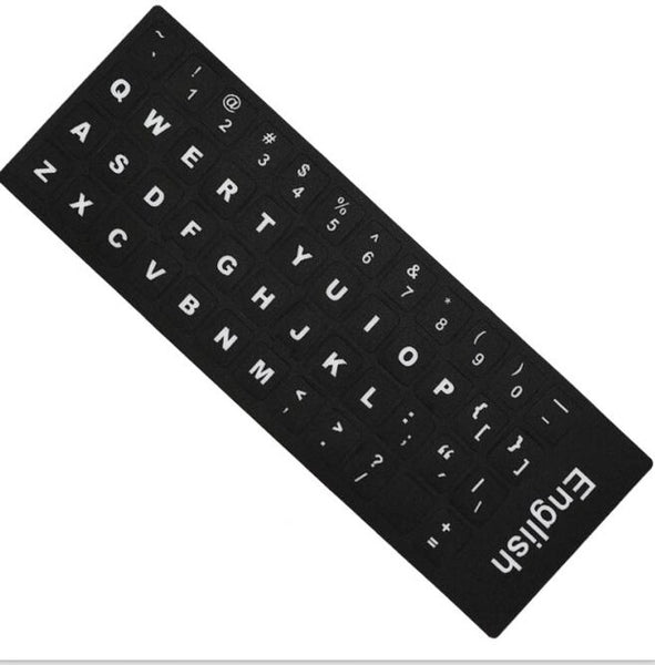 Computer Keyboard Stickers Russian French Arabic English Keyboard Waterproof Keyboard Film Cover Independent Paste For Laptop PC
