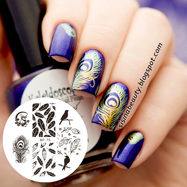 1pc 31 Designs Available Born Pretty Stamping Plate  Lace Starfish & Shell Negative Space Leaves Flowers Animals Nail Template