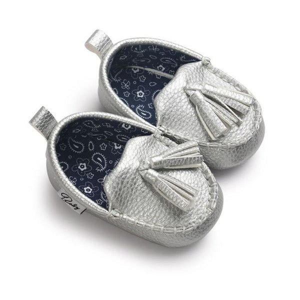 Baby Boy Girl Baby Moccasins Soft Moccs Shoes Bebe Fringe Soft Soled Non-slip Footwear Crib Shoes New PU Suede Leather