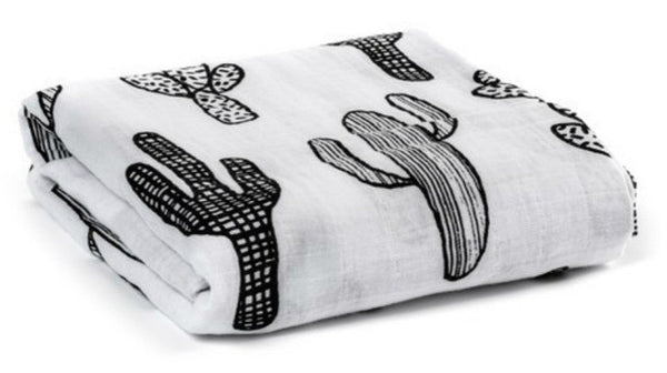 baby blanket newborn Muslin Swaddle Black White swaddle infant parisarc kids boys towels Aden Anais Manta de Bebe baby deken