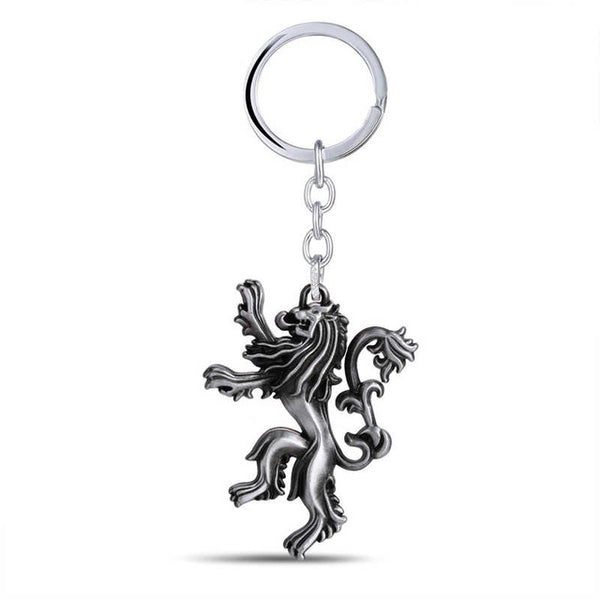 Game of thrones Key Chain A Song of Ice and Fire Key Rings For Gift Chaveiro Car Keychain Jewelry Targaryen Key Holder Souvenir