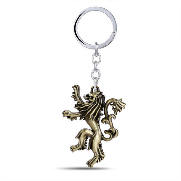 Game of thrones Key Chain A Song of Ice and Fire Key Rings For Gift Chaveiro Car Keychain Jewelry Targaryen Key Holder Souvenir