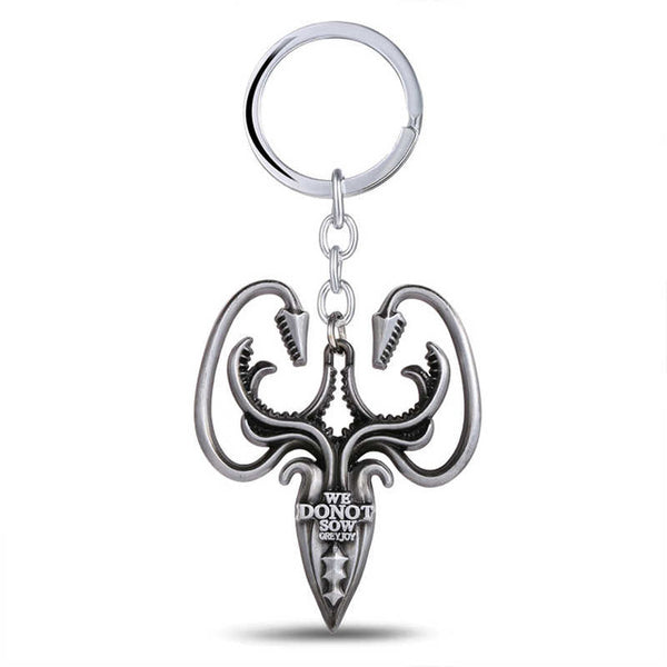 Game of thrones Key Chain A Song of Ice and Fire Key Rings For Gift Chaveiro Car Keychain Jewelry Targaryen Key Holder Souvenir