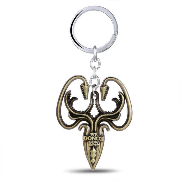 Game of thrones Key Chain A Song of Ice and Fire Key Rings For Gift Chaveiro Car Keychain Jewelry Targaryen Key Holder Souvenir