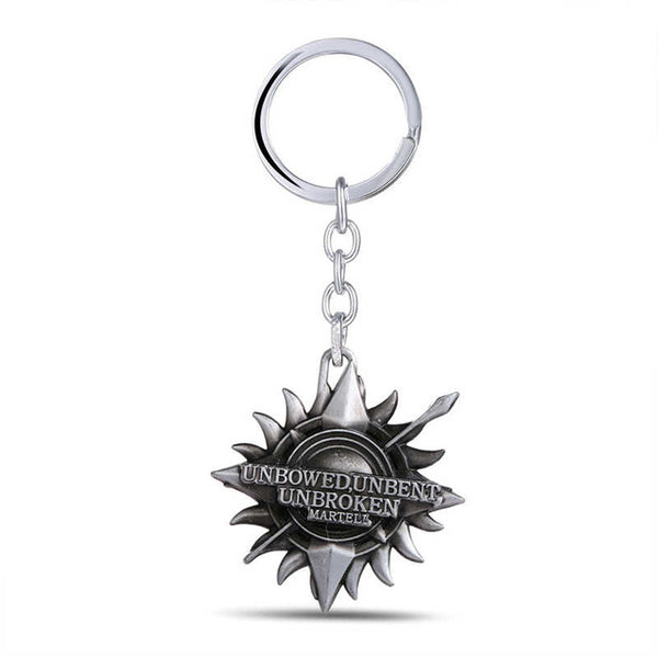 Game of thrones Key Chain A Song of Ice and Fire Key Rings For Gift Chaveiro Car Keychain Jewelry Targaryen Key Holder Souvenir
