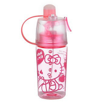 My Water bottle sport Spray bottle 400ml Cycling outdoor Moisturizing shaker Transparent Travel Plastic Water Camping Drinkware