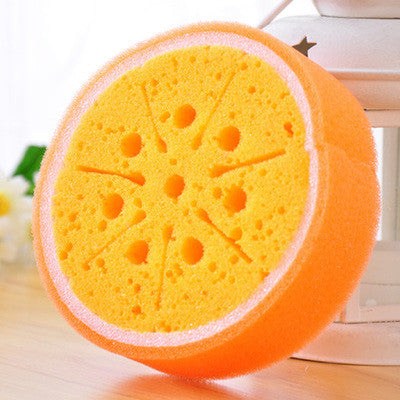 1 pcs Creative Fruits Sponge Brush Tableware Glass Washing Cleaning Kitchen Cleaner Tool  household items Free shipping