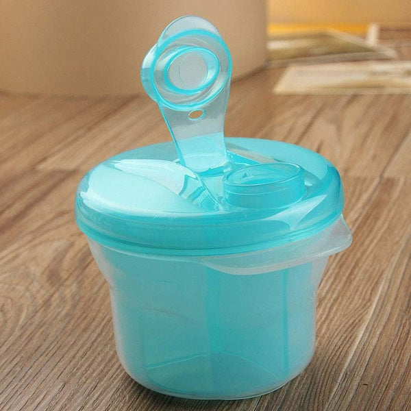 Portable Plastic Baby Milk Box Feeding Powder Dispenser Container Three Lattice Compartment Infant Food Storage High Quality